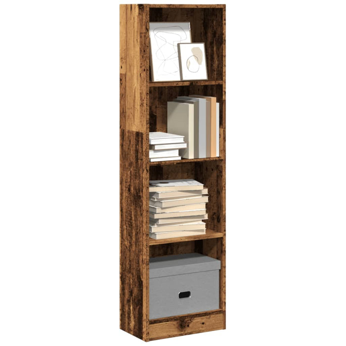 vidaXL Bookcase Old Wood 40x24x143 cm Engineered Wood