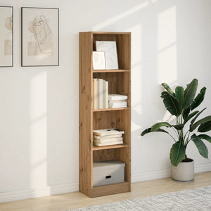 vidaXL Bookcase Artisian Oak 40x24x143 cm Engineered Wood