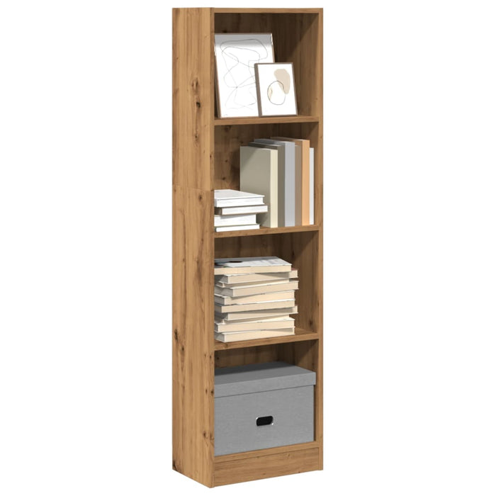 vidaXL Bookcase Artisian Oak 40x24x143 cm Engineered Wood