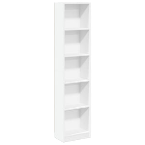 vidaXL Bookcase White 40x24x176 cm Engineered Wood