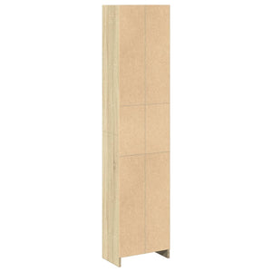 vidaXL Bookcase Sonoma Oak 40x24x176 cm Engineered Wood