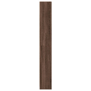 vidaXL Bookcase Brown Oak 40x24x176 cm Engineered Wood