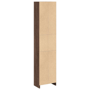 vidaXL Bookcase Brown Oak 40x24x176 cm Engineered Wood