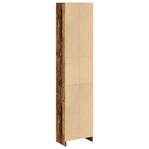 vidaXL Bookcase Old Wood 40x24x176 cm Engineered Wood