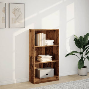 vidaXL Bookcase Old Wood 60x24x109 cm Engineered Wood