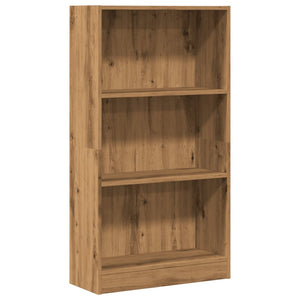 vidaXL Bookcase Artisian Oak 60x24x109 cm Engineered Wood