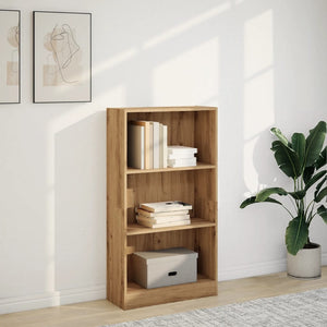 vidaXL Bookcase Artisian Oak 60x24x109 cm Engineered Wood