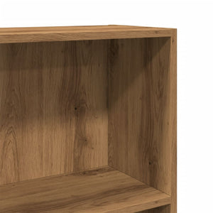 vidaXL Bookcase Artisian Oak 60x24x109 cm Engineered Wood