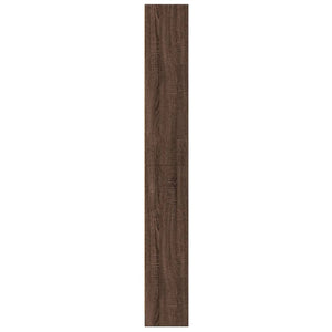 vidaXL Bookcase Brown Oak 60x24x176 cm Engineered Wood