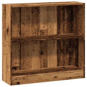 vidaXL Bookcase Old Wood 80x24x76 cm Engineered Wood