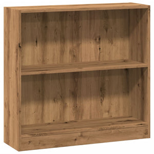 vidaXL Bookcase Artisian Oak 80x24x76 cm Engineered Wood