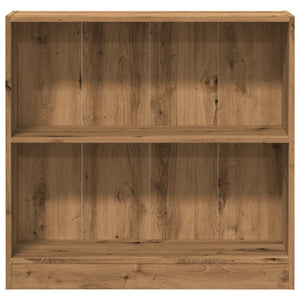 vidaXL Bookcase Artisian Oak 80x24x76 cm Engineered Wood