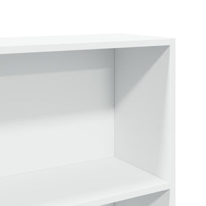 vidaXL Bookcase White 80x24x109 cm Engineered Wood