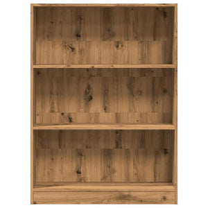 vidaXL Bookcase Artisian Oak 80x24x109 cm Engineered Wood