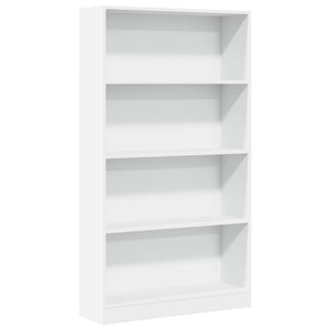 vidaXL Bookcase White 80x24x143 cm Engineered Wood