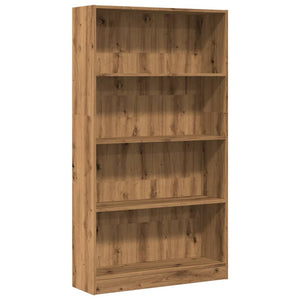 vidaXL Bookcase Artisian Oak 80x24x143 cm Engineered Wood