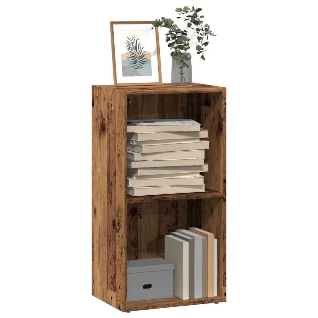 vidaXL Bookcase Old Wood 40x30x77 cm Engineered Wood