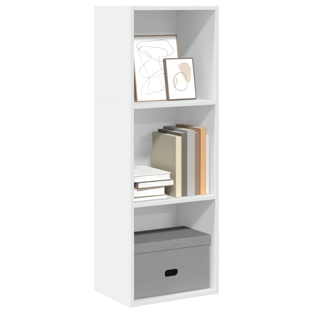 vidaXL Bookcase White 40x30x114 cm Engineered Wood