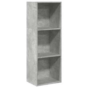 vidaXL Bookcase Concrete Grey 40x30x114 cm Engineered Wood