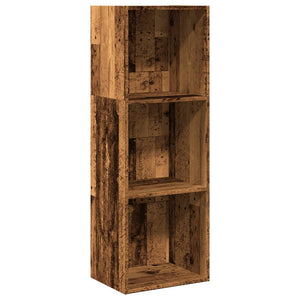 vidaXL Bookcase Old Wood 40x30x114 cm Engineered Wood