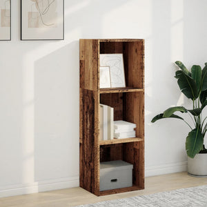 vidaXL Bookcase Old Wood 40x30x114 cm Engineered Wood