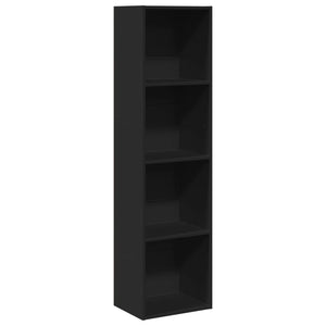 vidaXL Bookcase Black 40x30x152 cm Engineered Wood