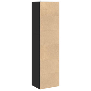 vidaXL Bookcase Black 40x30x152 cm Engineered Wood