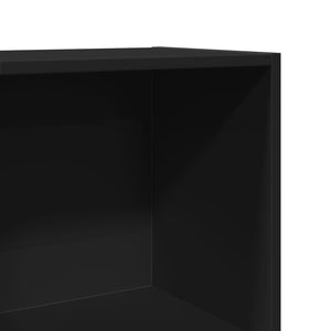 vidaXL Bookcase Black 40x30x152 cm Engineered Wood