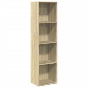 vidaXL Bookcase Sonoma Oak 40x30x152 cm Engineered Wood