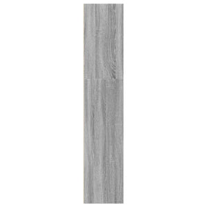 vidaXL Bookcase Grey Sonoma 40x30x152 cm Engineered Wood