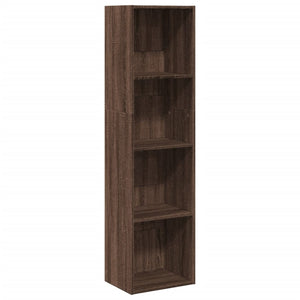 vidaXL Bookcase Brown Oak 40x30x152 cm Engineered Wood