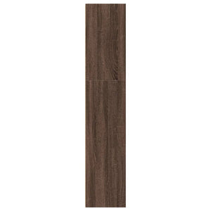 vidaXL Bookcase Brown Oak 40x30x152 cm Engineered Wood