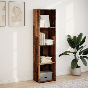 vidaXL Bookcase Old Wood 40x30x152 cm Engineered Wood