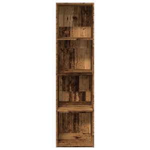 vidaXL Bookcase Old Wood 40x30x152 cm Engineered Wood