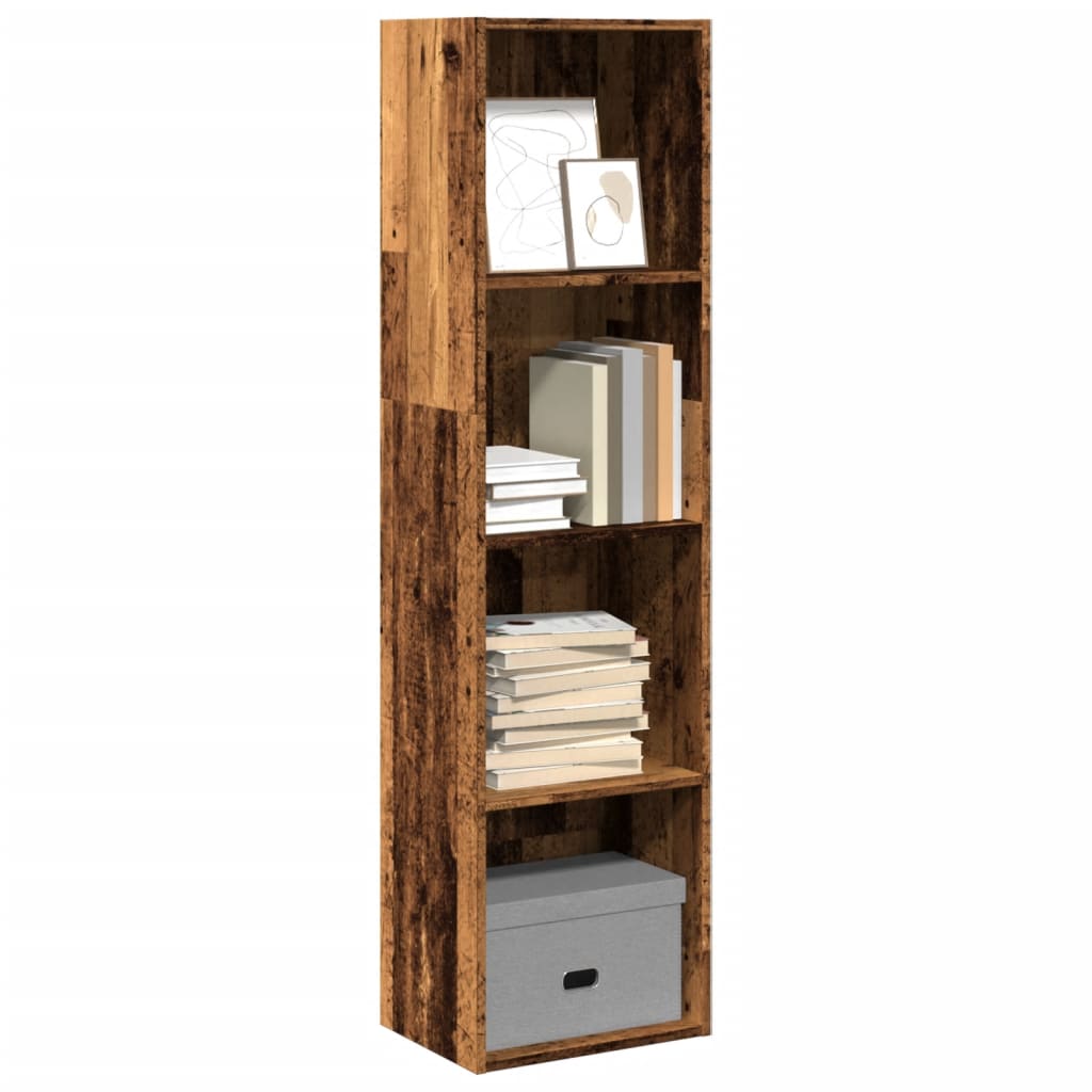 vidaXL Bookcase Old Wood 40x30x152 cm Engineered Wood