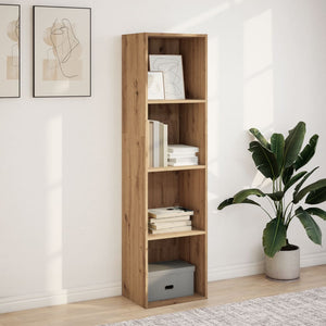 vidaXL Bookcase Artisian Oak 40x30x152 cm Engineered Wood