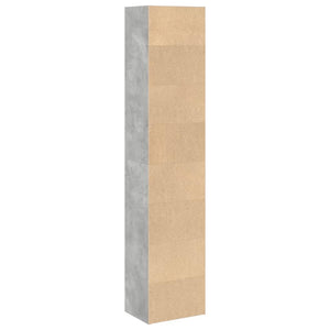 vidaXL Bookcase Concrete Grey 40x30x189 cm Engineered Wood