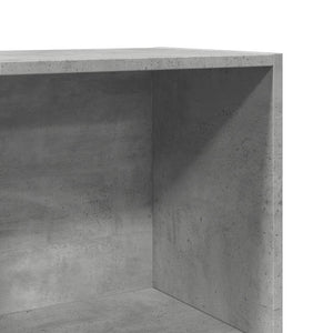 vidaXL Bookcase Concrete Grey 40x30x189 cm Engineered Wood