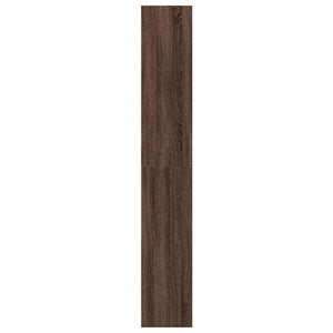 vidaXL Bookcase Brown Oak 40x30x189 cm Engineered Wood