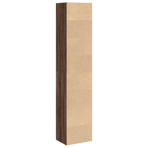 vidaXL Bookcase Brown Oak 40x30x189 cm Engineered Wood