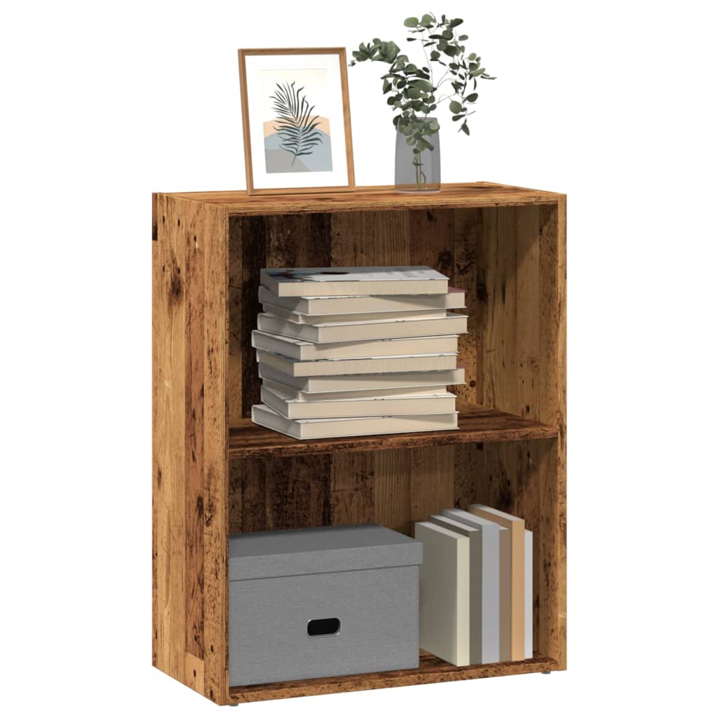 vidaXL Bookcase Old Wood 60x30x77 cm Engineered Wood