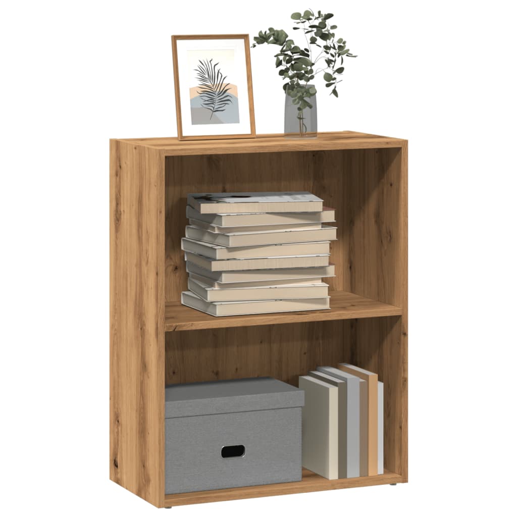 vidaXL Bookcase Artisian Oak 60x30x77 cm Engineered Wood