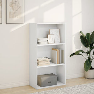 vidaXL Bookcase White 60x30x114 cm Engineered Wood