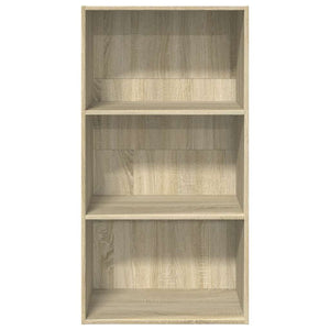 vidaXL Bookcase Sonoma Oak 60x30x114 cm Engineered Wood