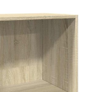 vidaXL Bookcase Sonoma Oak 60x30x114 cm Engineered Wood