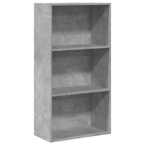 vidaXL Bookcase Concrete Grey 60x30x114 cm Engineered Wood