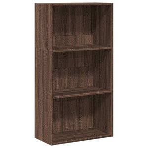 vidaXL Bookcase Brown Oak 60x30x114 cm Engineered Wood