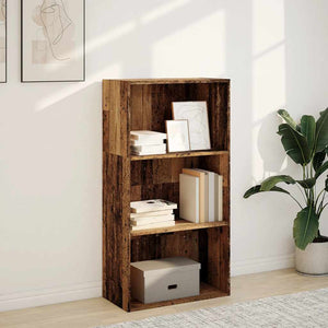 vidaXL Bookcase Old Wood 60x30x114 cm Engineered Wood