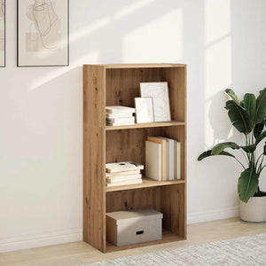 vidaXL Bookcase Artisian Oak 60x30x114 cm Engineered Wood