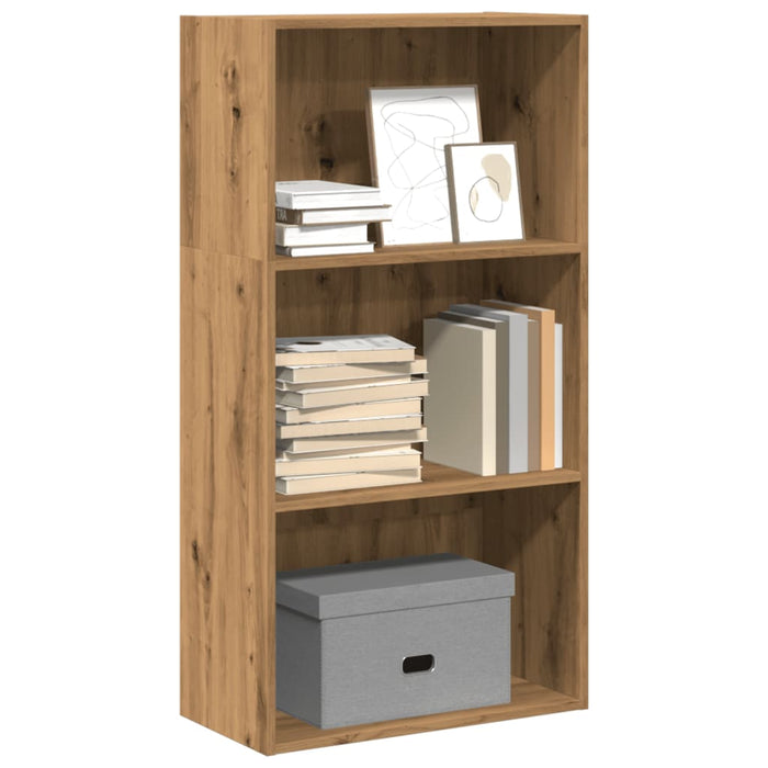 vidaXL Bookcase Artisian Oak 60x30x114 cm Engineered Wood